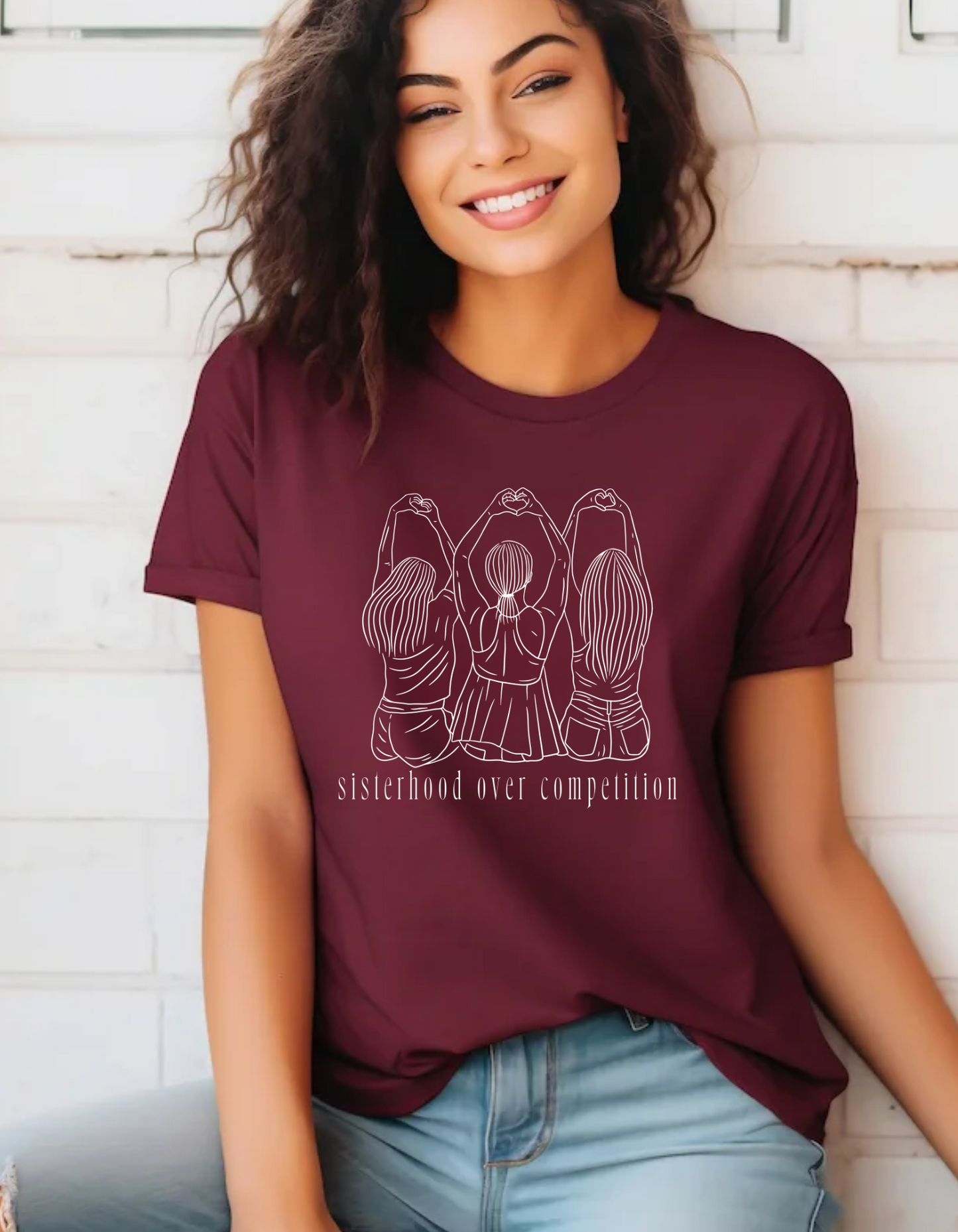 Sisterhood Over Competition T-Shirt
