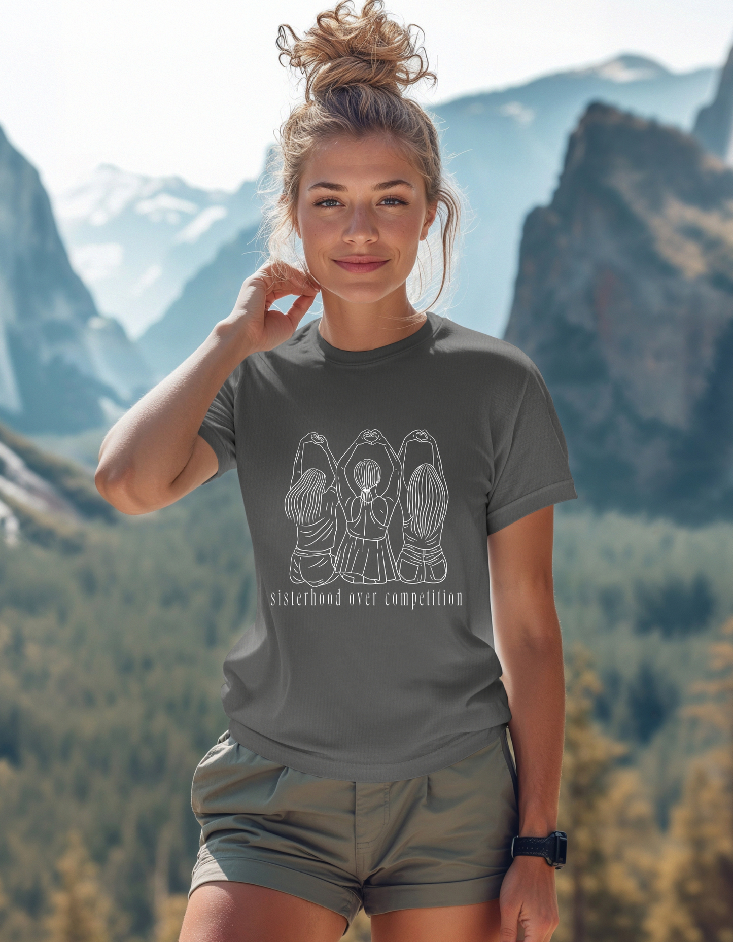 Sisterhood Over Competition T-Shirt