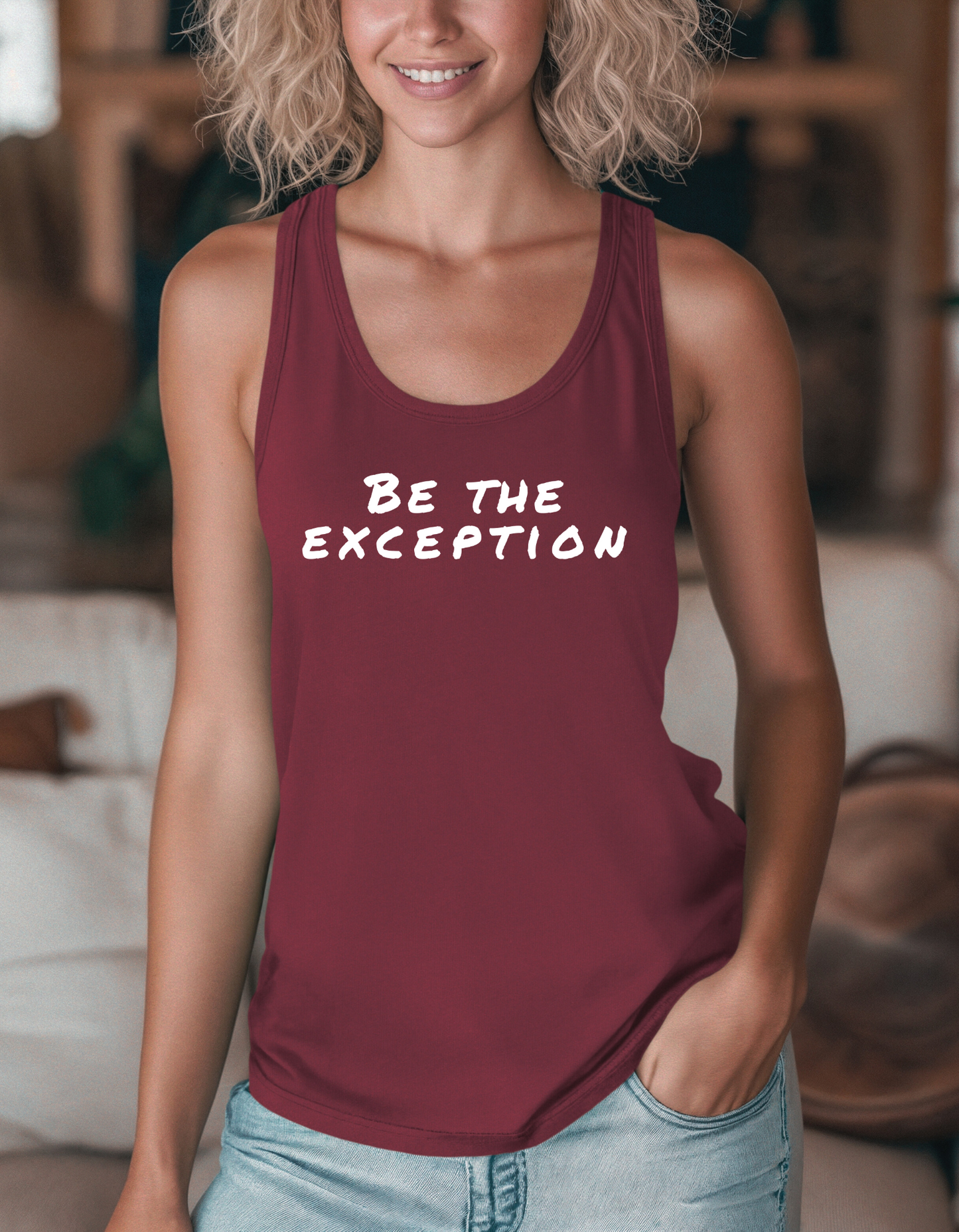 Be The Exception Racerback Tank Top