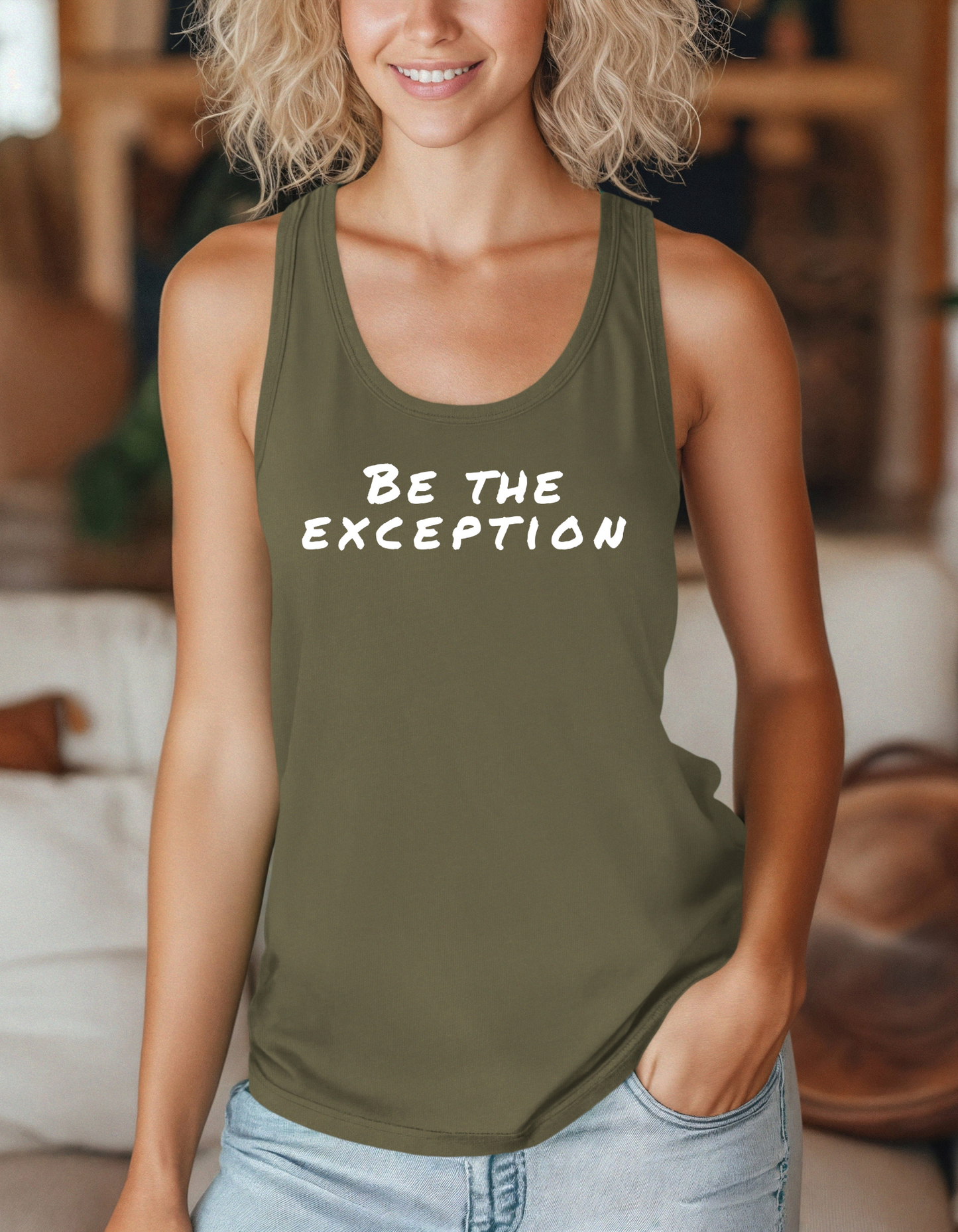 Be The Exception Racerback Tank Top