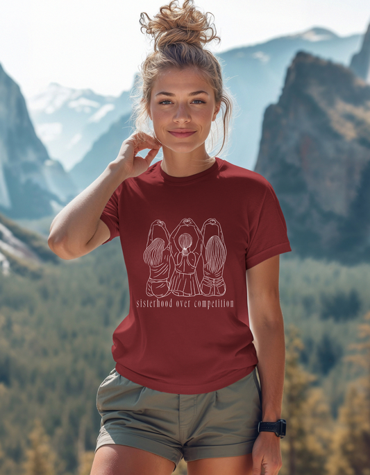 Sisterhood Over Competition T-Shirt