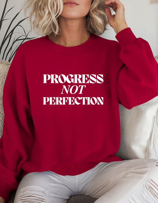 Progress not Perfection Crewneck