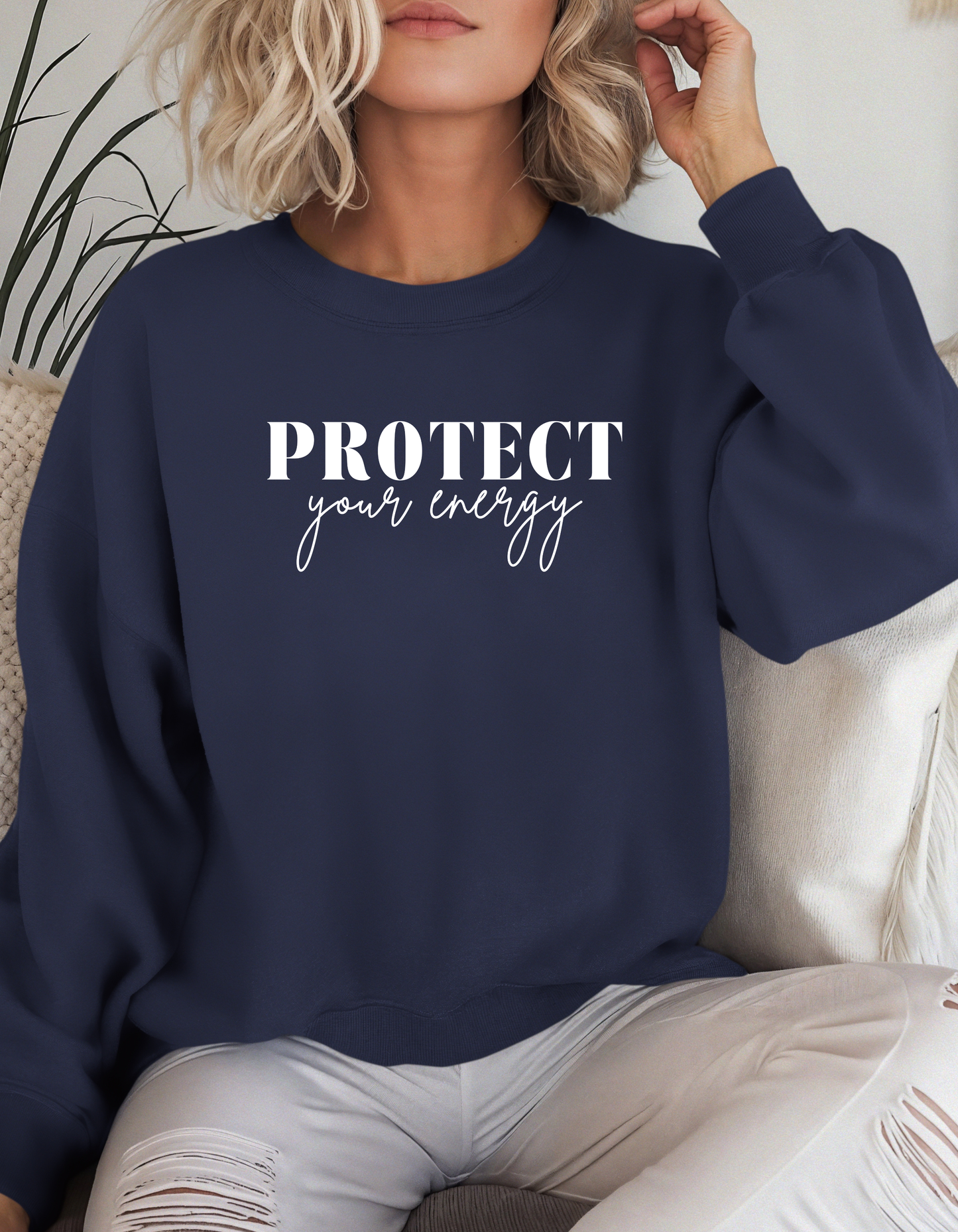 Protect Your Energy Crewneck