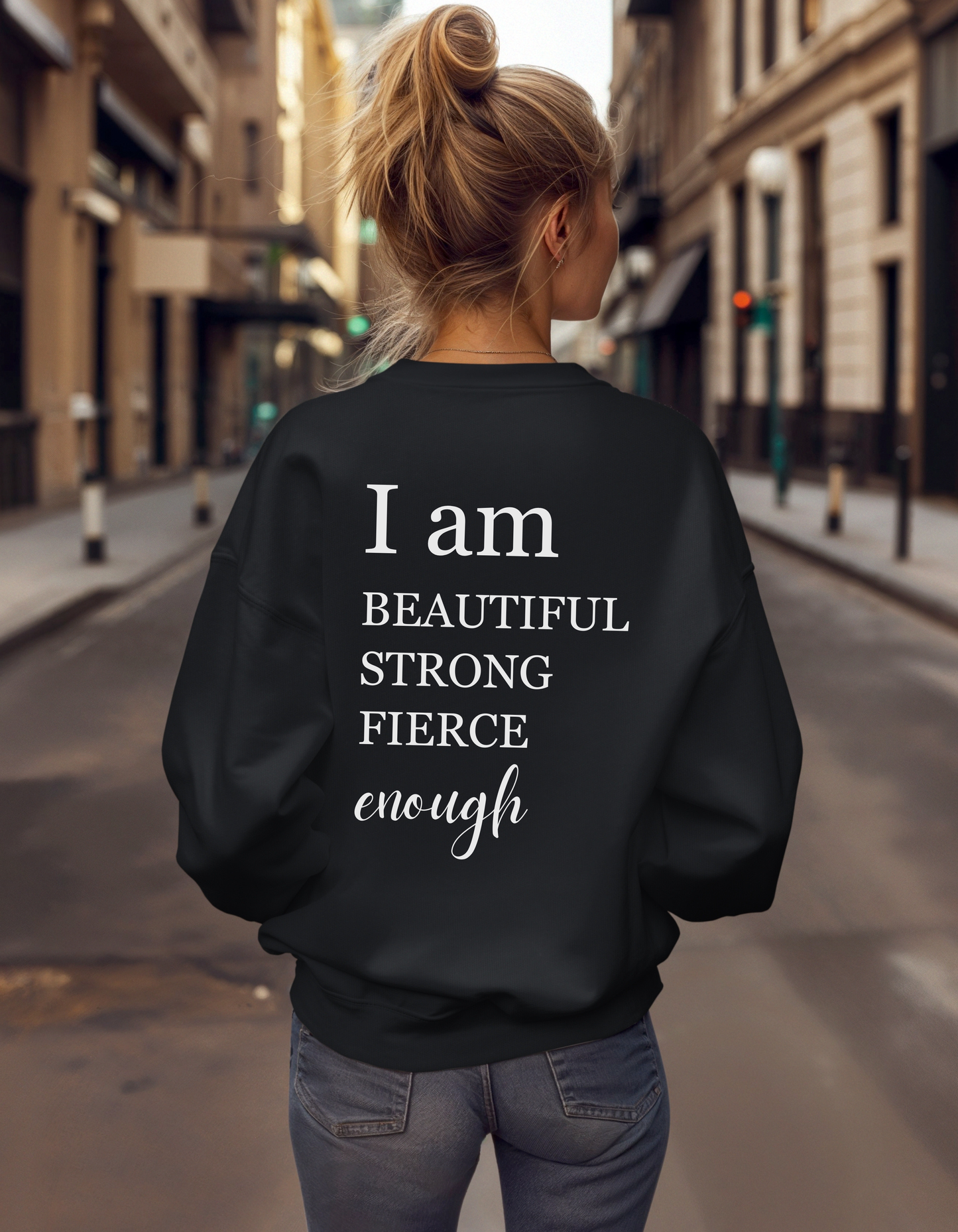 Beautiful Strong Fierce Enough Crewneck