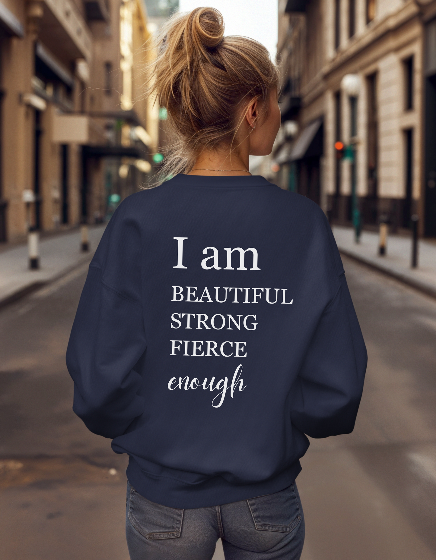 Beautiful Strong Fierce Enough Crewneck