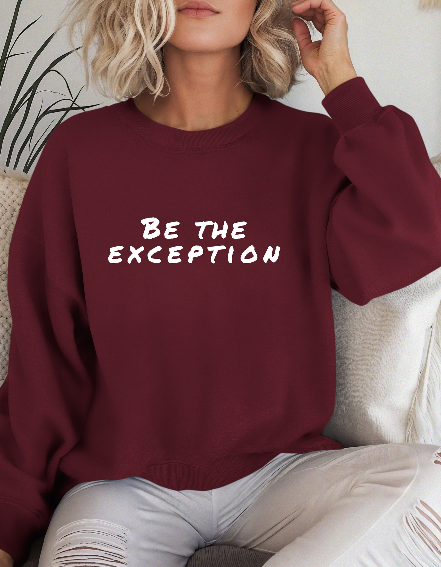 Be the Exception Crewneck