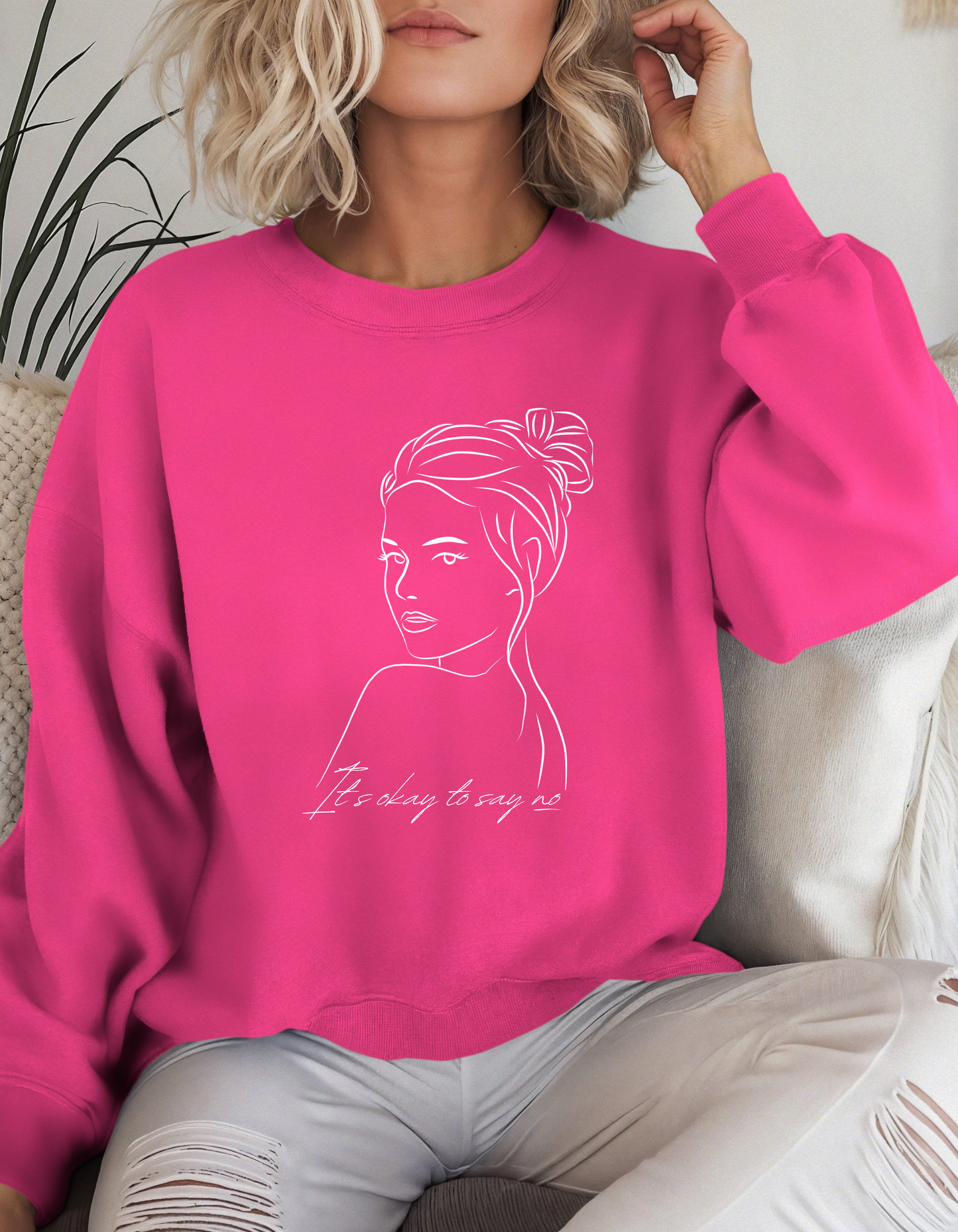 It's Ok to Say No Crewneck