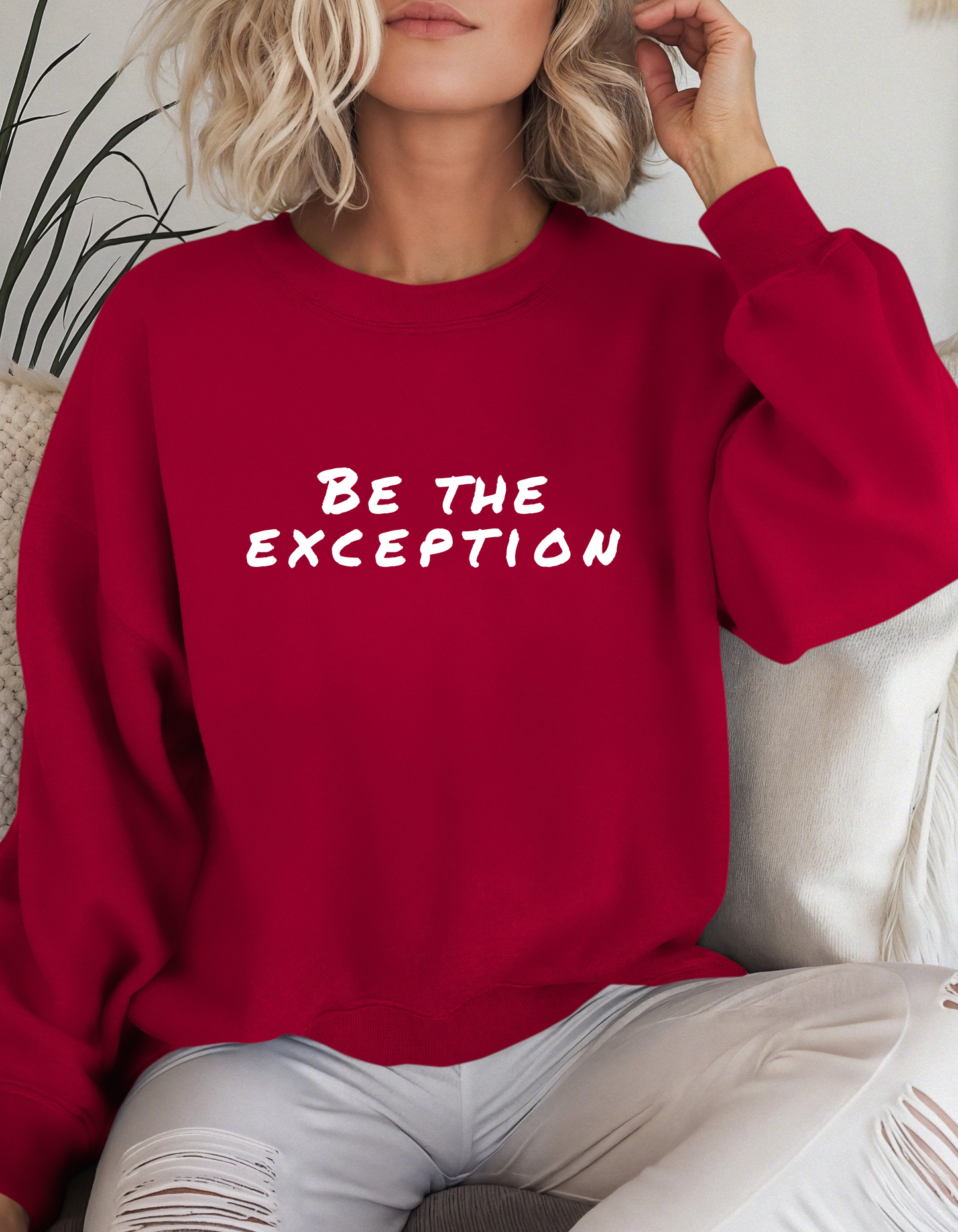 Be the Exception Crewneck