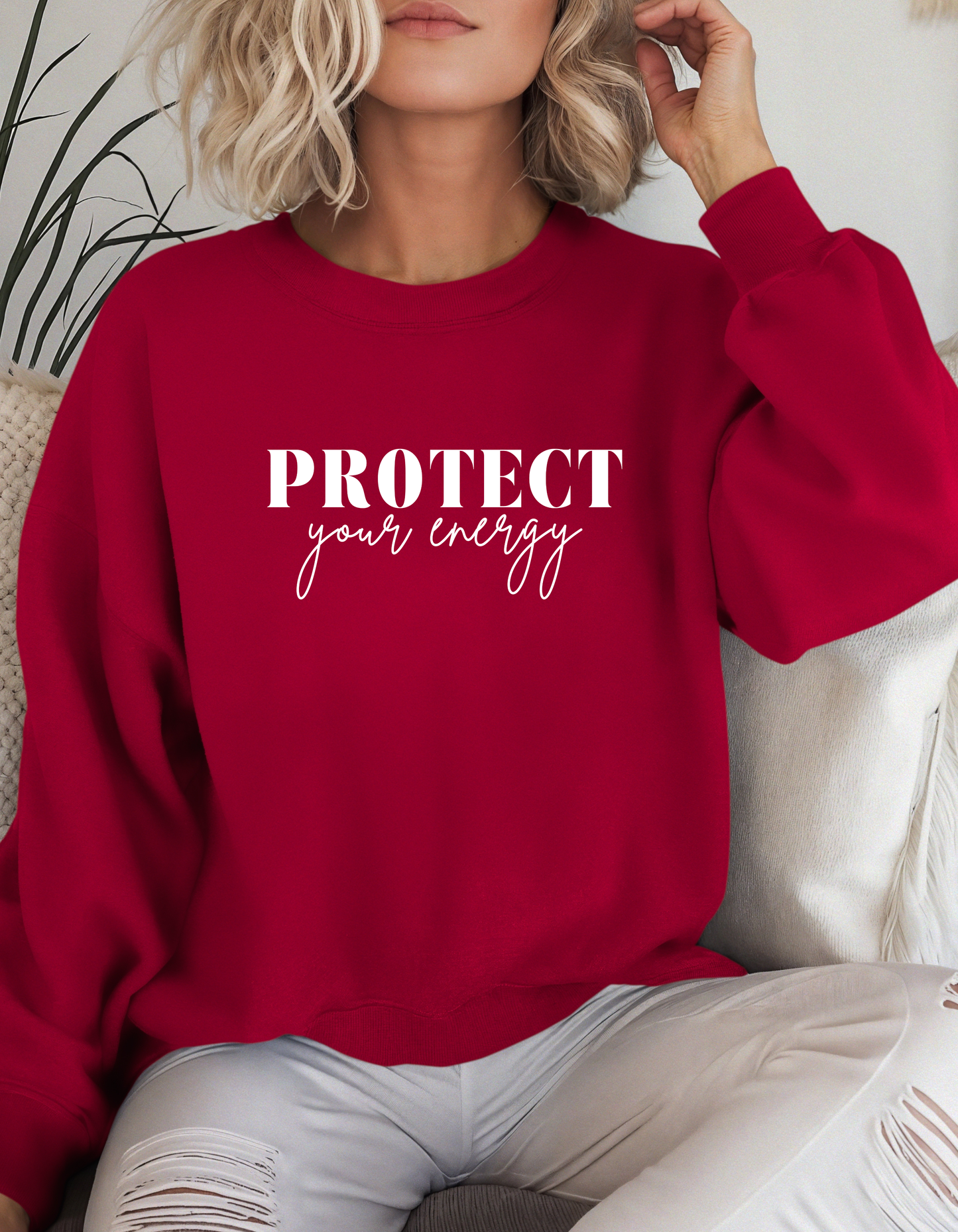Protect Your Energy Crewneck