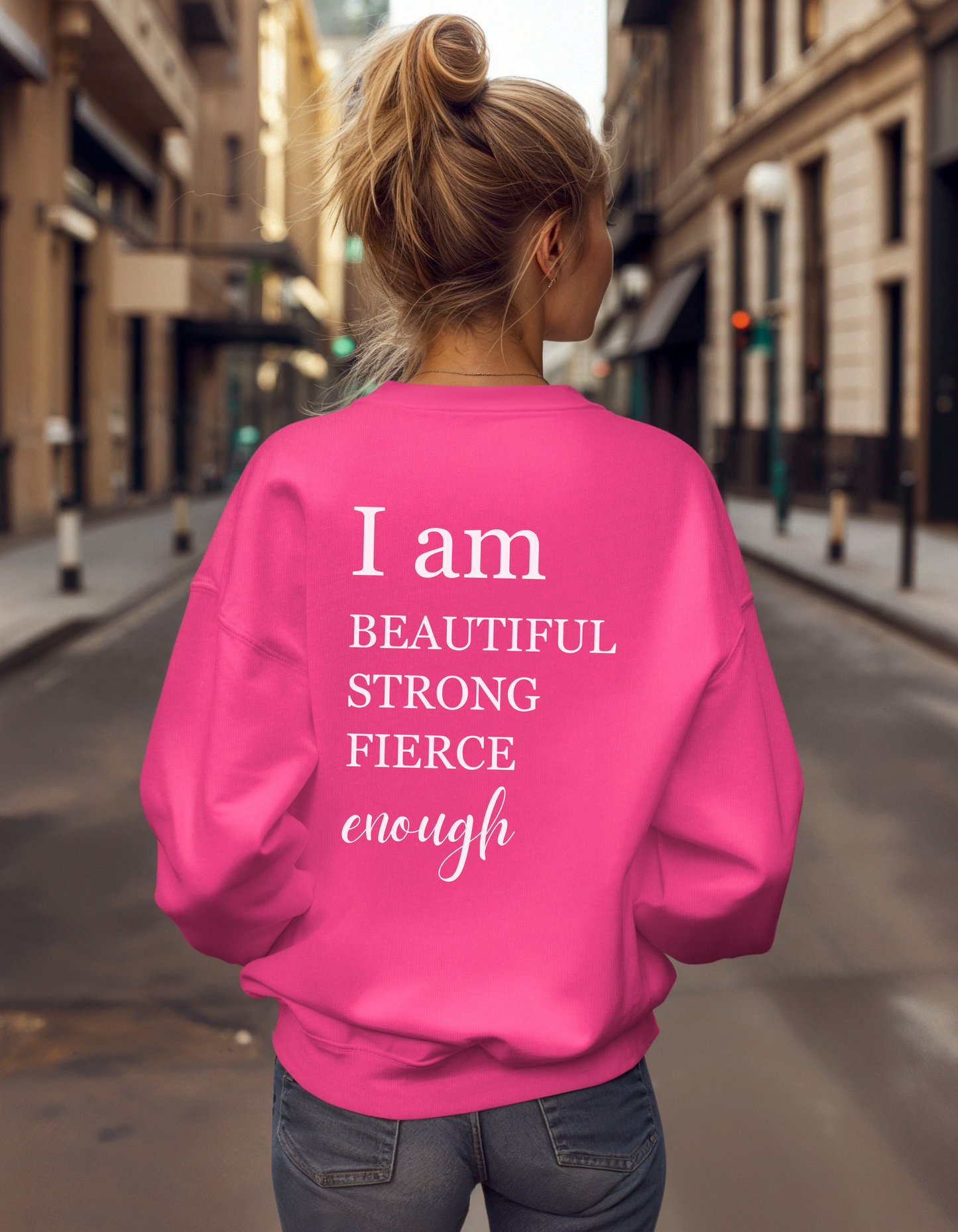 Beautiful Strong Fierce Enough Crewneck