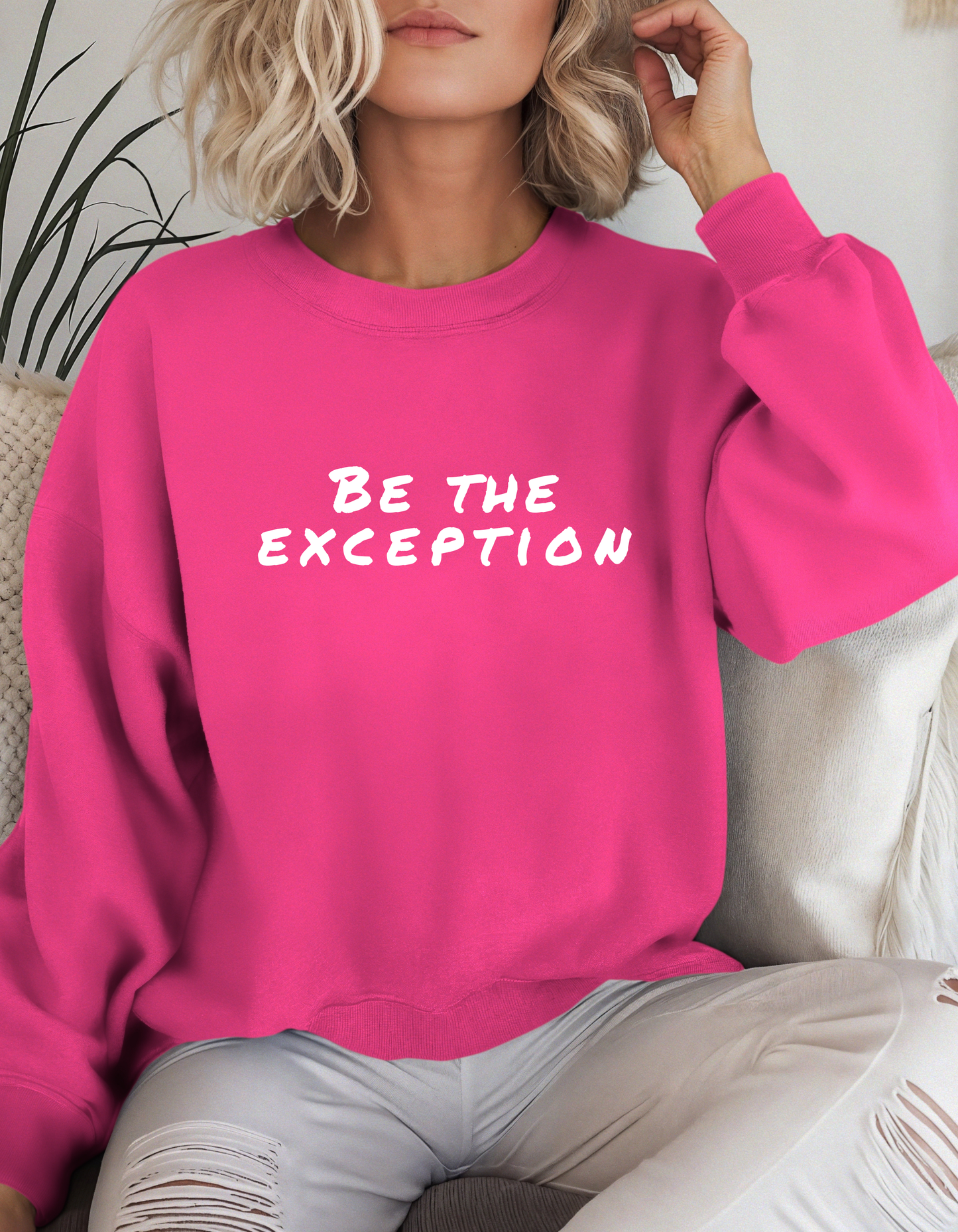 Be the Exception Crewneck