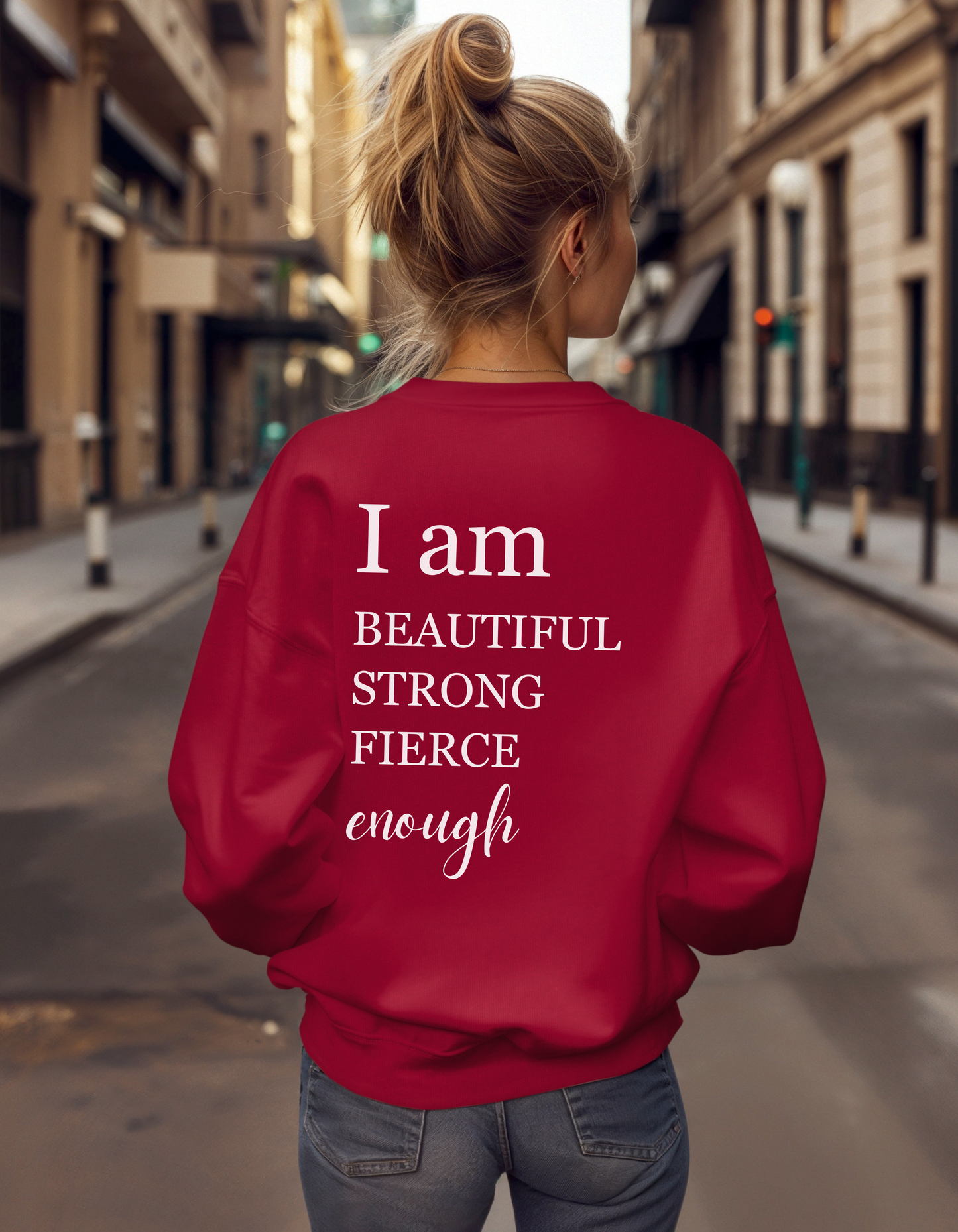 Beautiful Strong Fierce Enough Crewneck