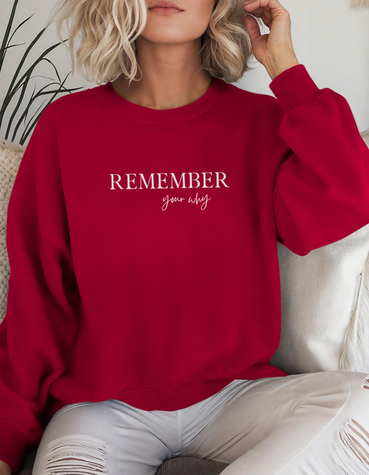 Remember Your Why Sweatshirt